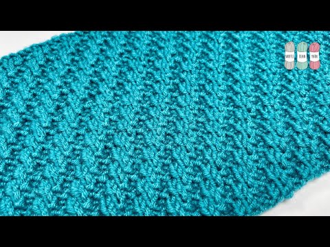How to Knit the Diagonal Rib Stitch