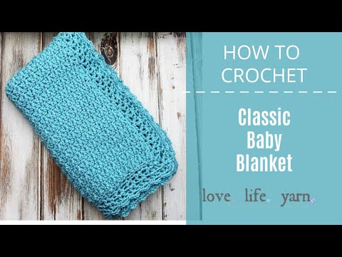 Classic Crochet Baby Blanket