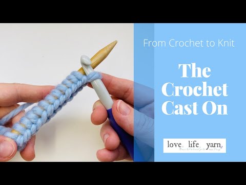 Crochet Cast-On Tutorial for Knitting