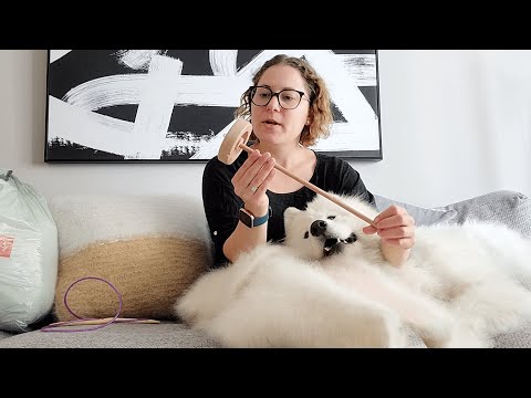 How to Spin Dog Fur Into Yarn: Theo the Samoyed Floof