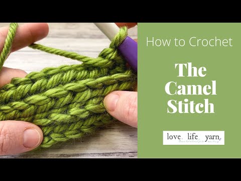 How to Crochet: Camel Stitch (Easy Tutorial)