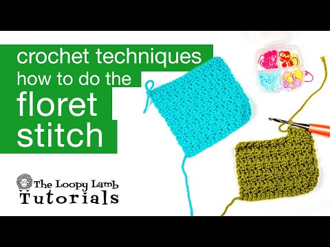 How to Crochet the Floret Stitch - Stitch Tutorial
