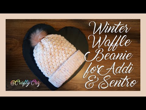 Original Winter Waffle Pattern Beanie Tutorial | Addi 46 and Sentro 48 Circular knitting machines