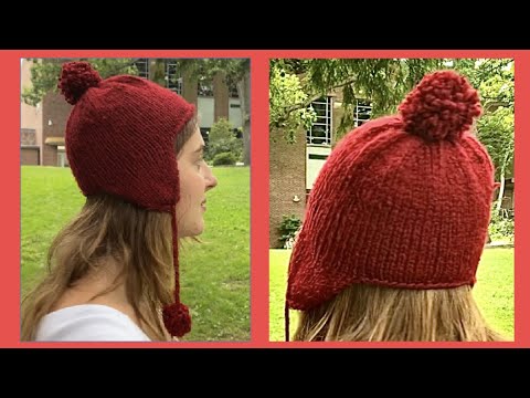 Crochet EASY TRAPPER, HAT with EARFLAPS, TRENDY WINTER HAT for beginners,  free written pattern 