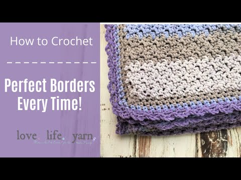 27+ Crochet Borders and Edgings to Add that Finishing Touch - love