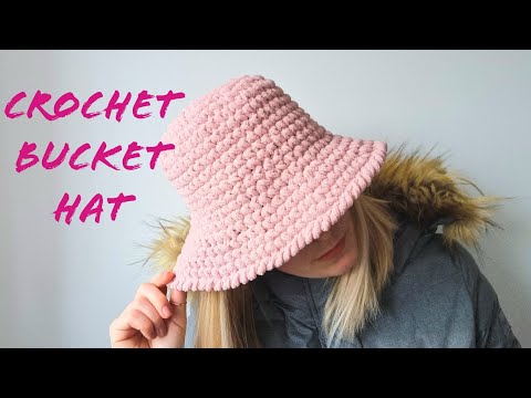 How to Crochet EASIEST AND FASTEST BUCKET HAT EVER!!!! / for Beginners PRADA DESINER INSPIRED