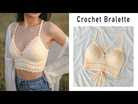 Easy Crochet Bralette Tutorial | Crochet Crop Top | Chenda DIY