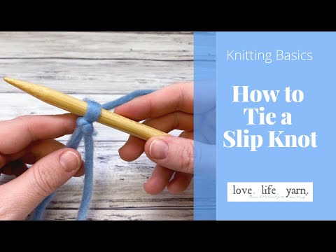 Knitting Basics: How to Tie a Slip Knot (3 Ways)