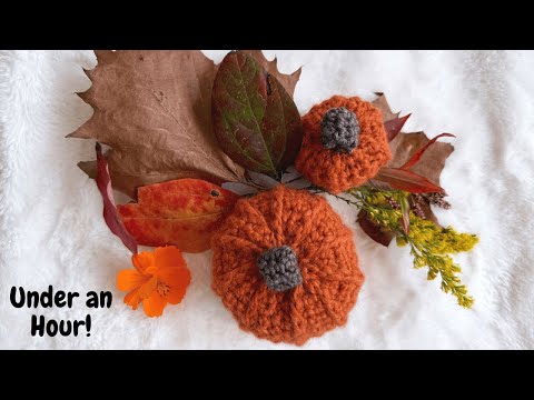 30-Minute Crochet Pumpkin: Make a Quick Ribbed Pumpkin for Beginners