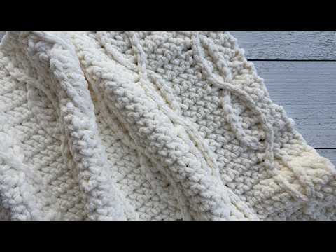 FAUX Cables?! Crochet This Blanket in a Weekend (Beginner-Friendly)