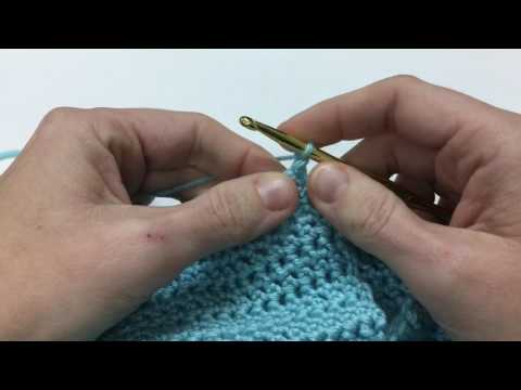 How to Crochet: Extended Single Crochet (esc)