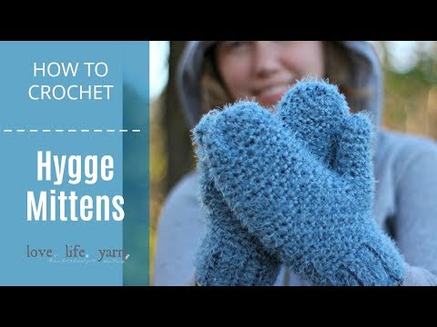 Basic Men's Crochet Mittens - Free Pattern - love. life. yarn.