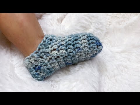 Easiest Crochet Baby Socks EVER! (Beginner Tutorial)