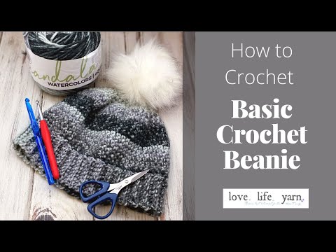 How to Crochet: Basic Beanie | Easy Tutorial