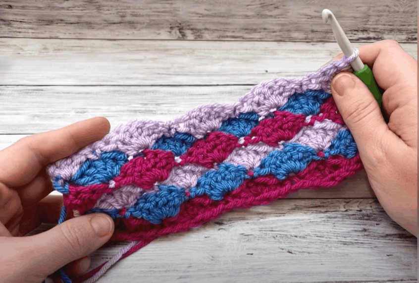 crochet shell stitch