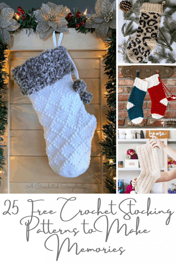 25 free crochet stocking patterns to make memories