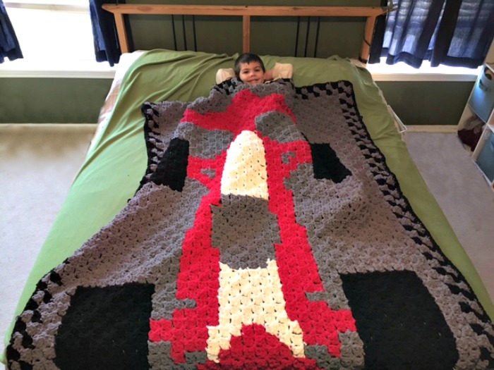 Free Crochet Pattern - Race Car Blanket