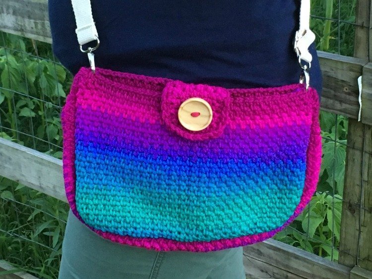 Free Crochet Pattern - Summer Escape Cross-Body Bag