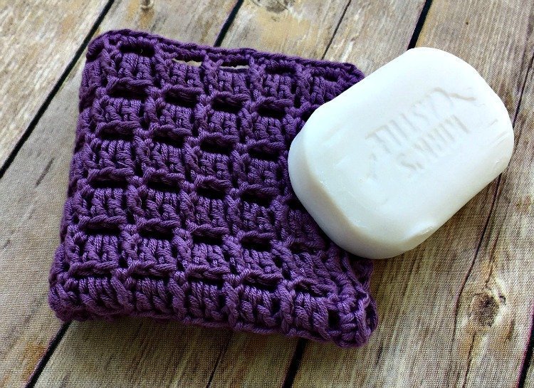 Free Crochet Pattern - Lavender Dreams Washcloth