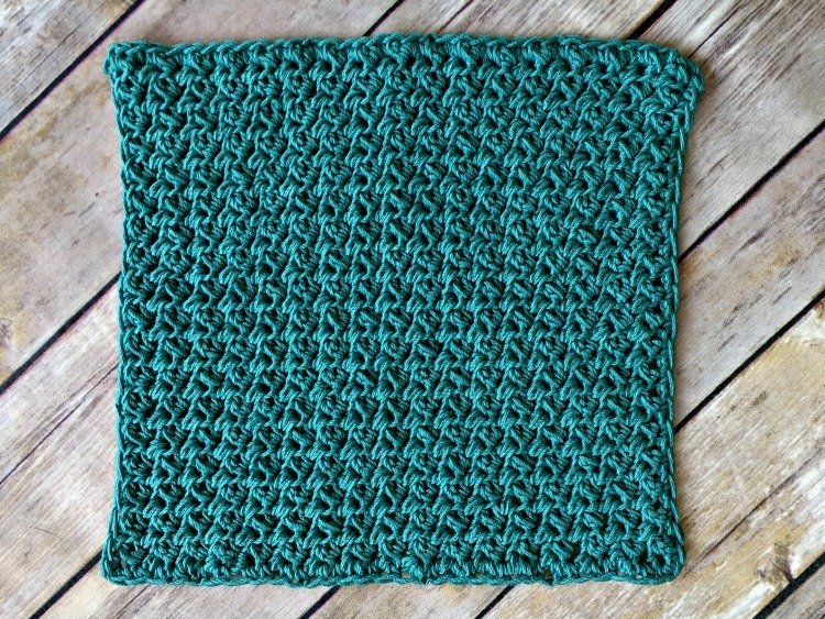 Free Crochet Washcloth Pattern Flat