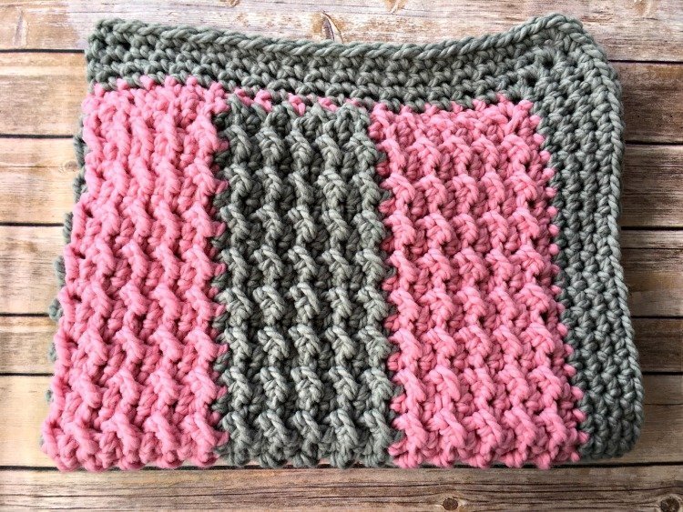 Done in a Weekend Quick Free Crochet Baby Blanket Pattern » Make