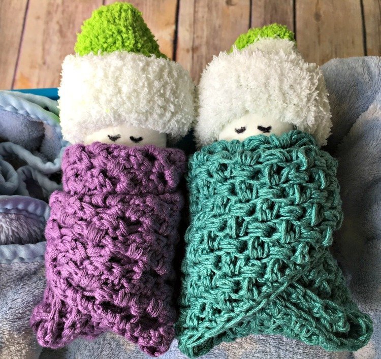 Photo Tutorial - Knit or Crochet Diaper Babies