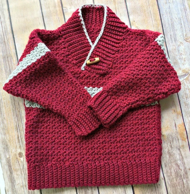Boy S Shawl Collared Sweater Free Crochet Pattern Love Life Yarn,Polish Potato Pancakes Vs Latke