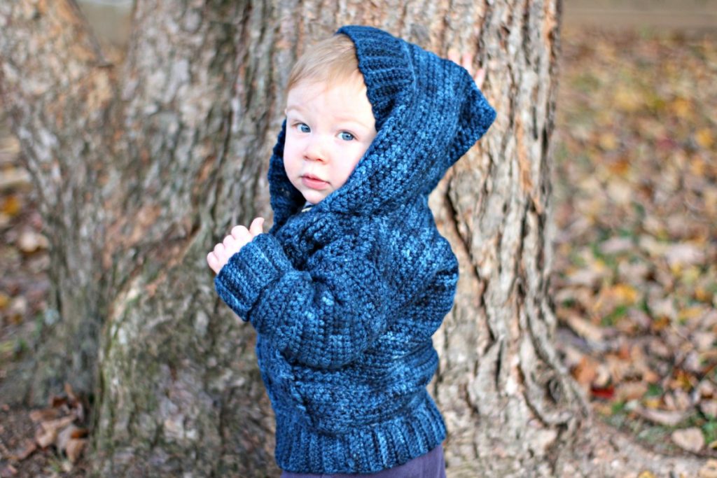 Comfy Cabled Hoodie - Free Crochet Pattern