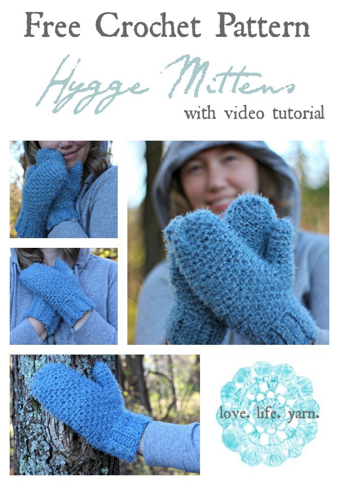 Hygge Mittens - Free Crochet Pattern