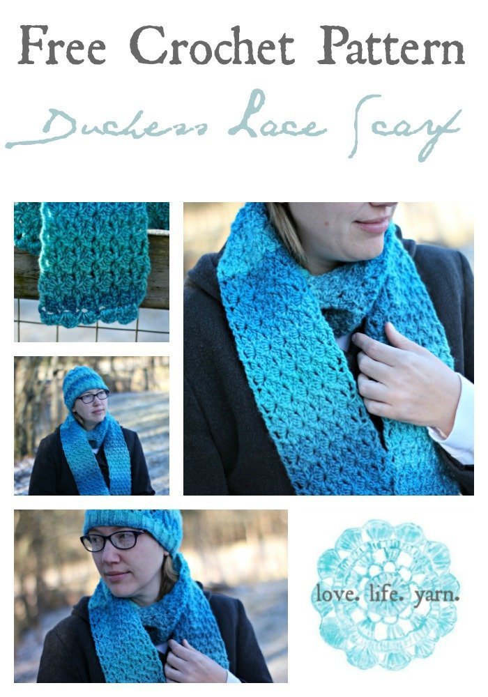 Duchess Lace Scarf - Free Crochet Pattern