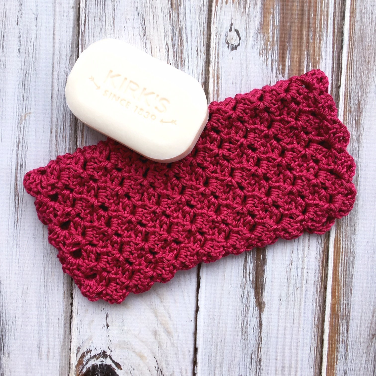 Free Crochet Pattern - Duchess Lace Washcloth