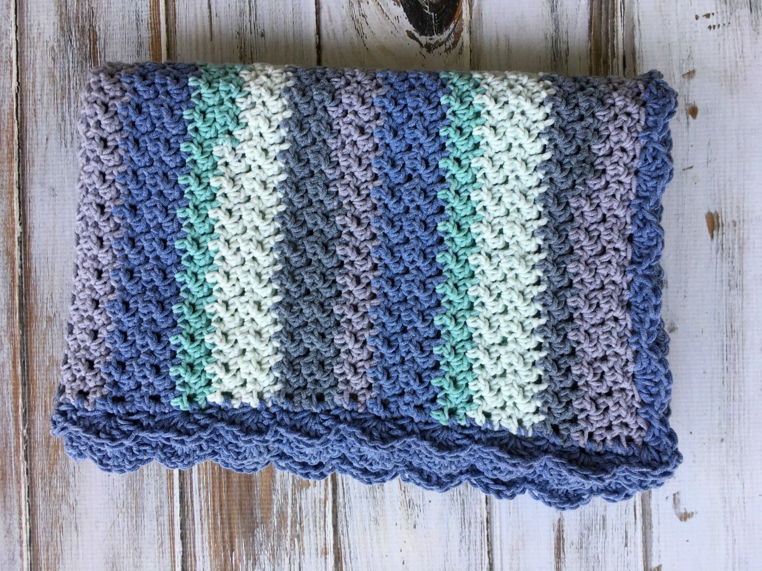 Hydrangea Baby Blanket Free Crochet Pattern Love Life Yarn