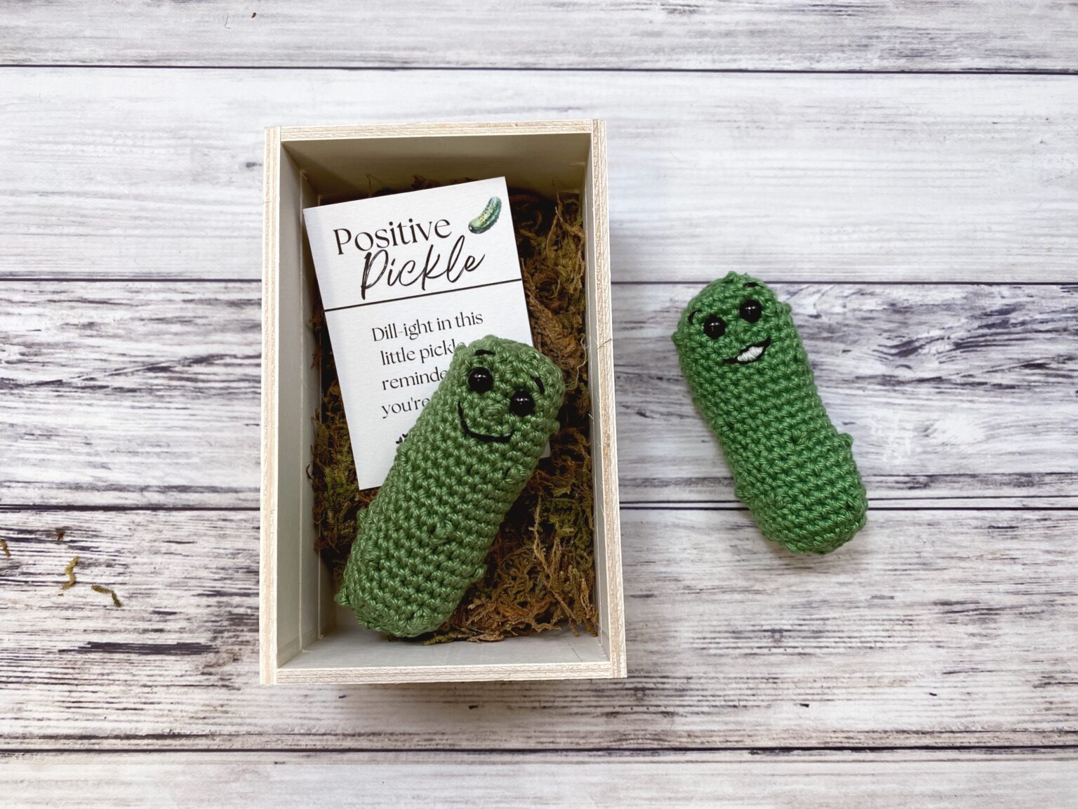 How to Crochet a Positive Pickle