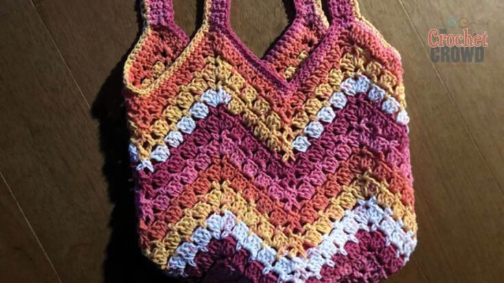 How to make a Flat Bottom Bag from a Crochet Rectangle - Winding Road