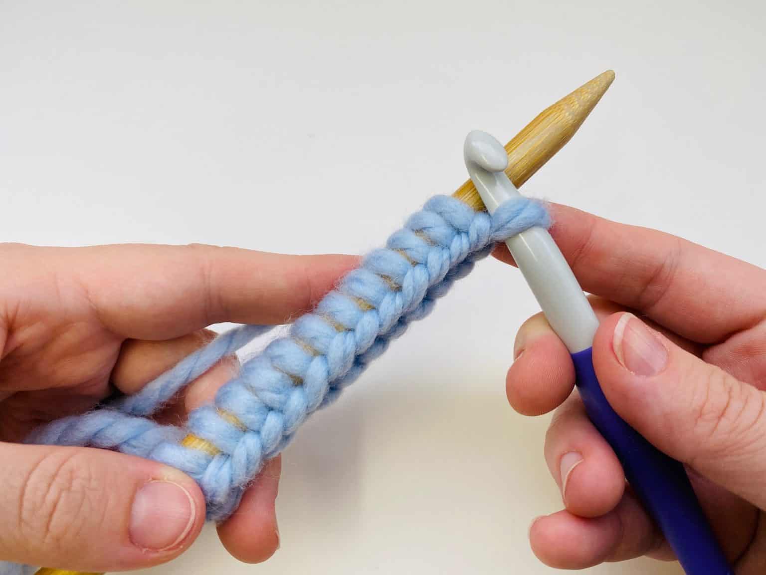 How to Knit for Crocheters: Crochet Cast On love life yarn