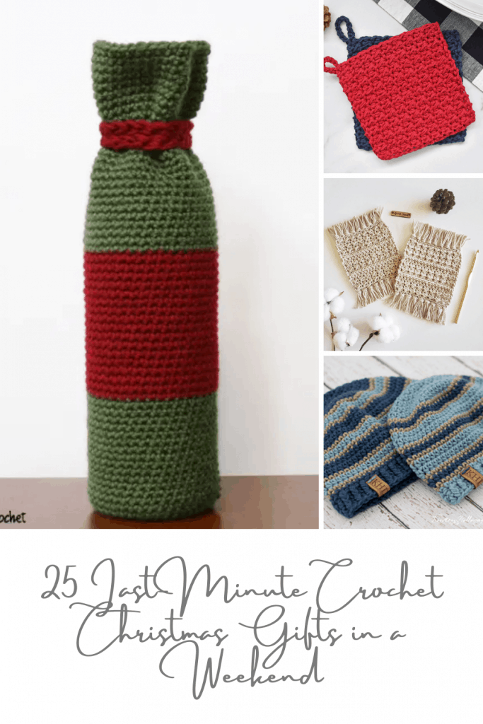 a crochet Christmas Gifts in a weekend