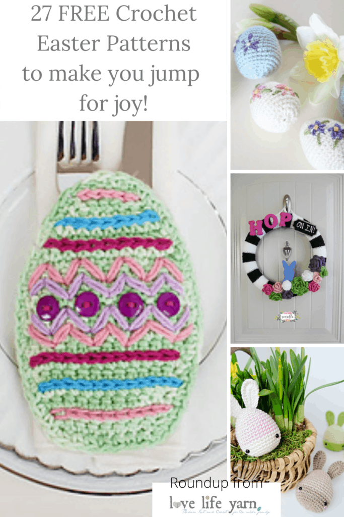 crochet easter patterns pinterest pin