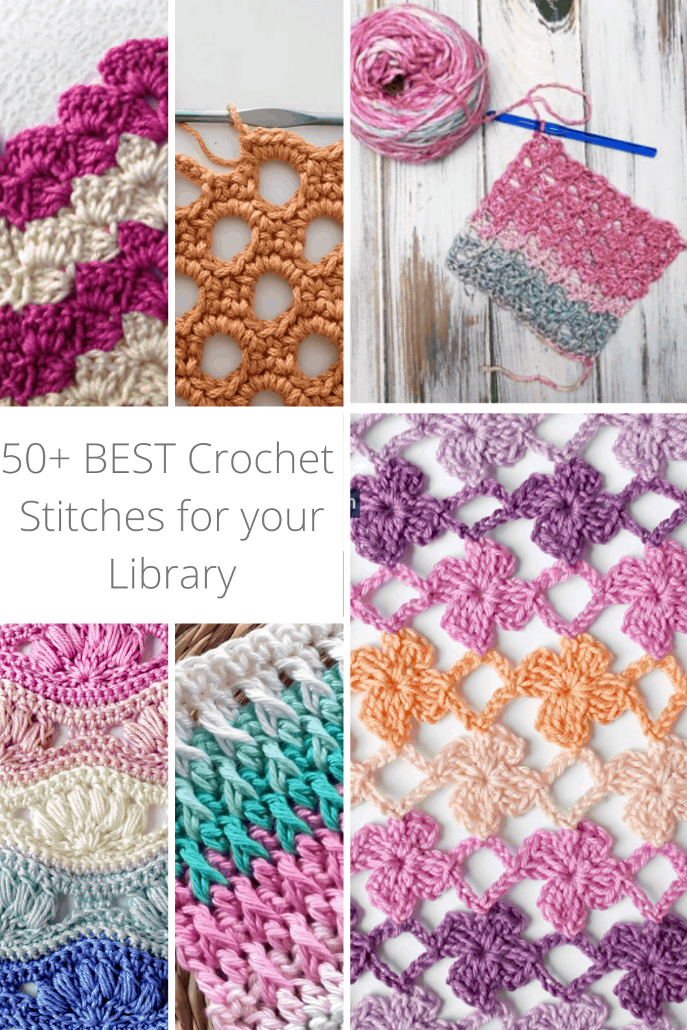 50+ Best Crochet Stitches to Add to Your Stitch Library - love. life. yarn.