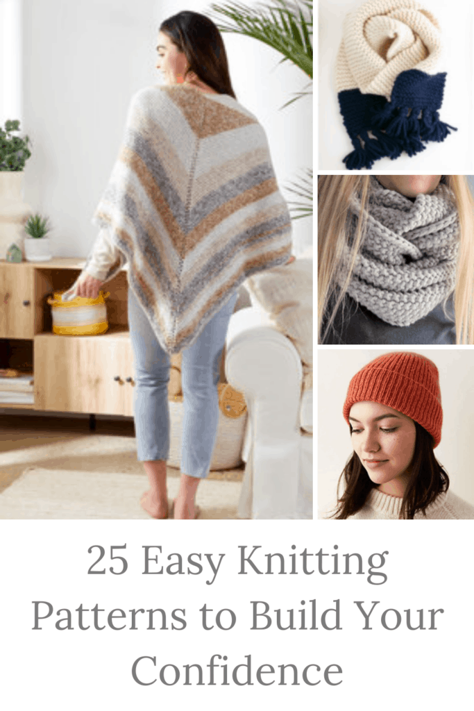 25 easy knitting patterns to build your confidence 