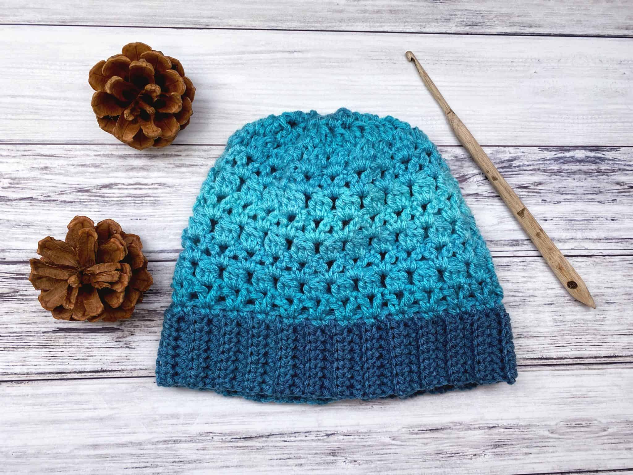 Easy Ombre Crochet Hat (Free Pattern) - love. life. yarn.