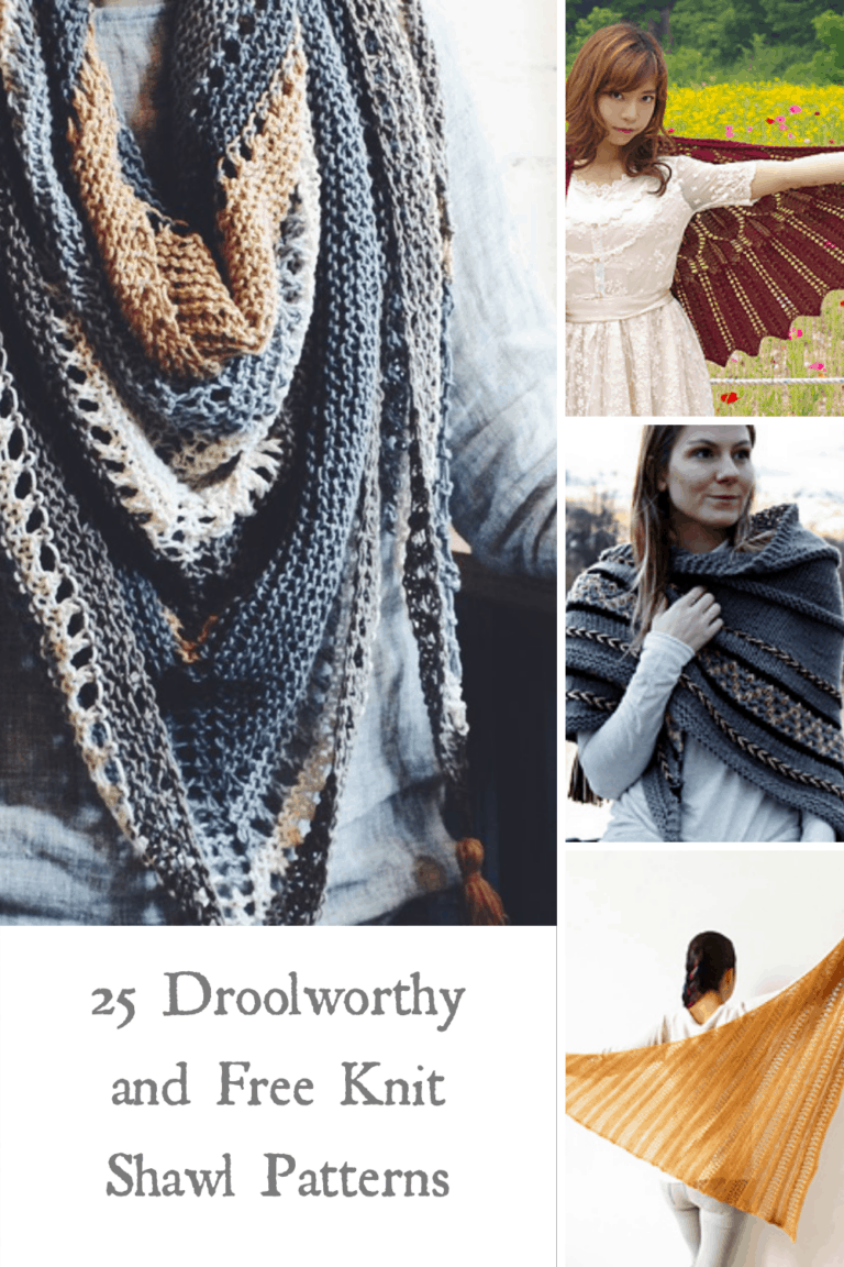 Discover 25 Free Knit Shawl Patterns You'll Fall In Love With! - love ...