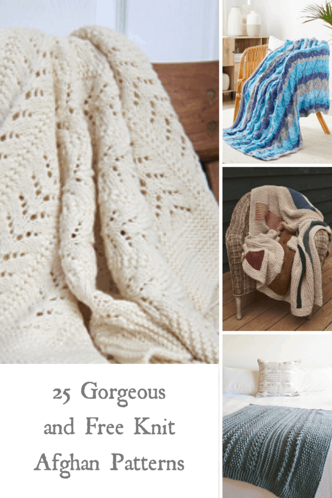 25 gorgeous and free knit Afghan patterns