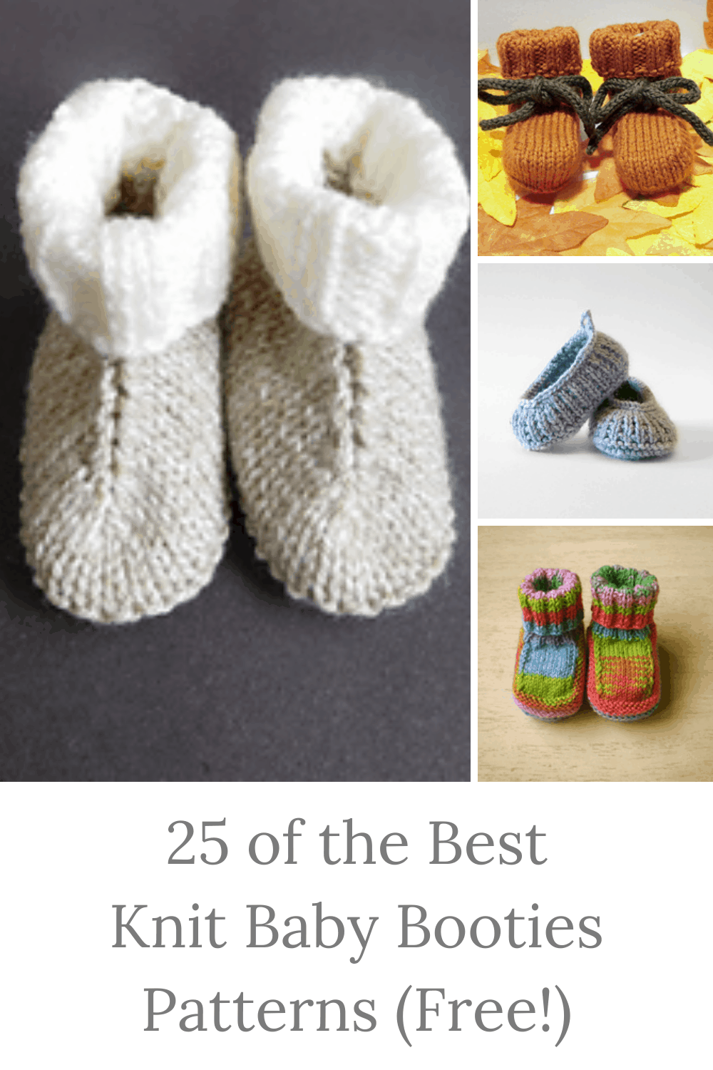 2 designs to choose from. Hand Knitted 0 To 3 Months Christmas  Baby Bootees 