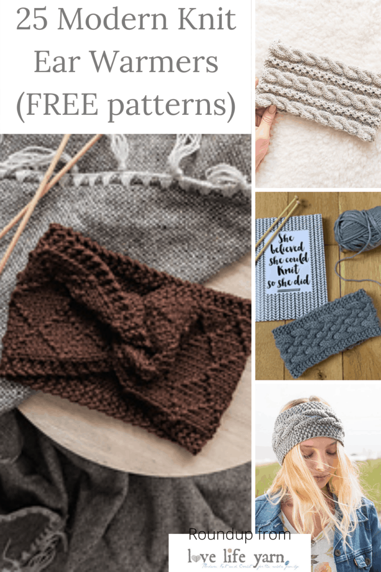 25 Free Patterns for Knit Ear Warmers: The Ultimate Trendy Accessory ...