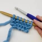 how to knit the knit stitch