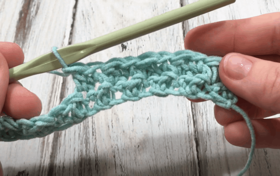 lemon peel stitch row 2