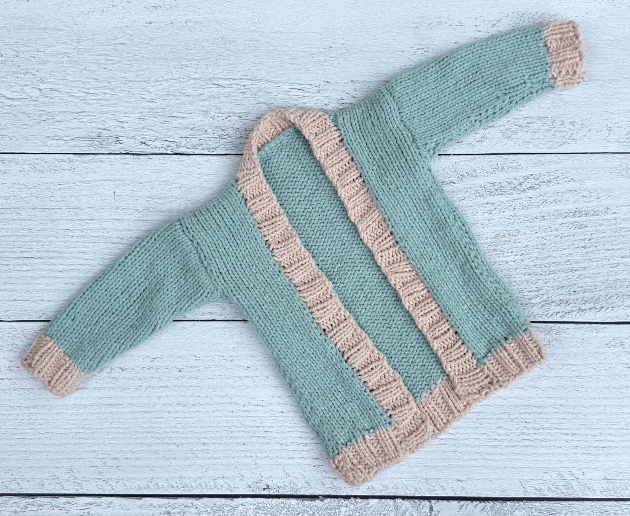 Simple Baby Cardigan Free Knitting Pattern Love Life Yarn 