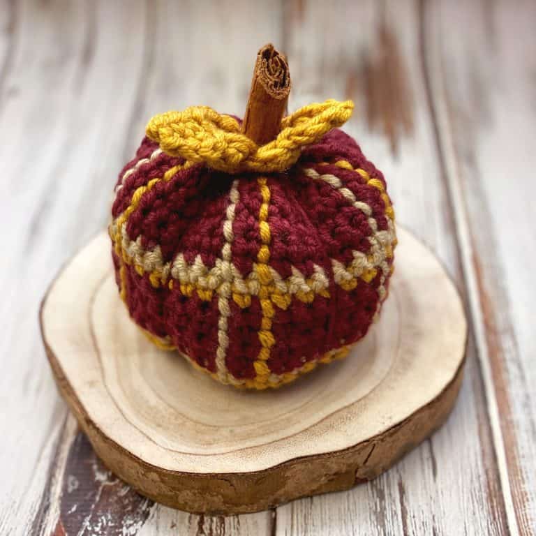 Ribbed Crochet Pumpkin Pattern - love. life. yarn.