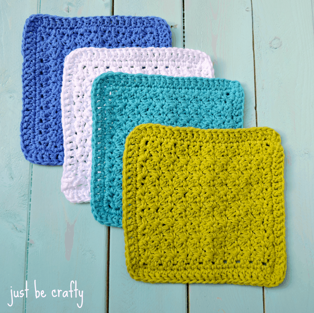 10+ Favorite Textured Crochet Dishcloth Patterns • Salty Pearl Crochet
