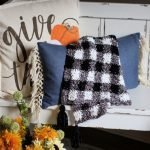 This velvet plaid blanket is amazing! You just want to hang out in it all day - and it's a FREE crochet pattern in three sizes!